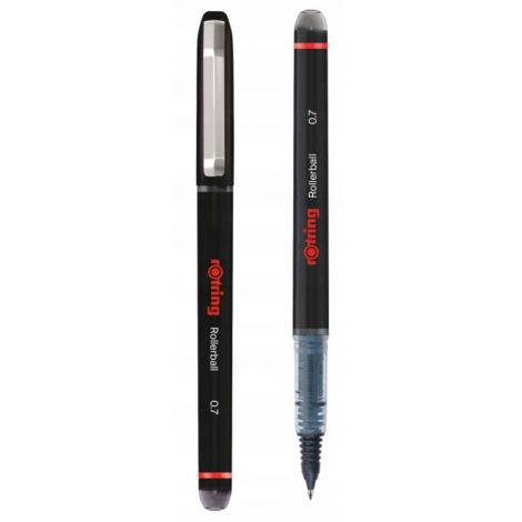Pióro kulkowe rOtring Rollerpoint 0.7mm, Czarne - 2